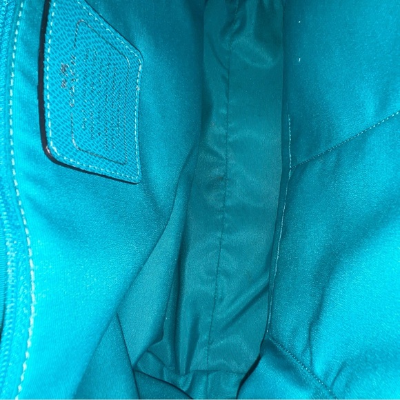 Coach Turquoise leather purse J1647-F36875 - Picture 9 of 16
